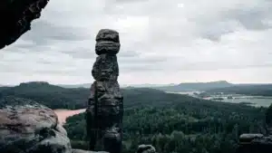 Baberine Felsen am Pfaffenstein in der sächsischen schweiz