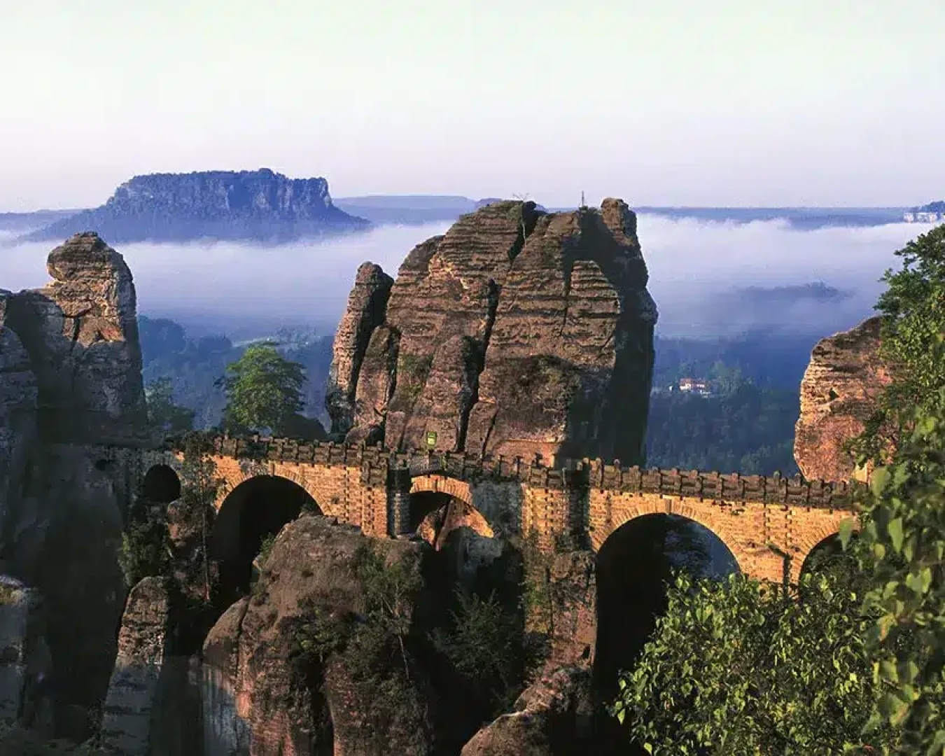 basteibrücke in der sächsischen schweiz