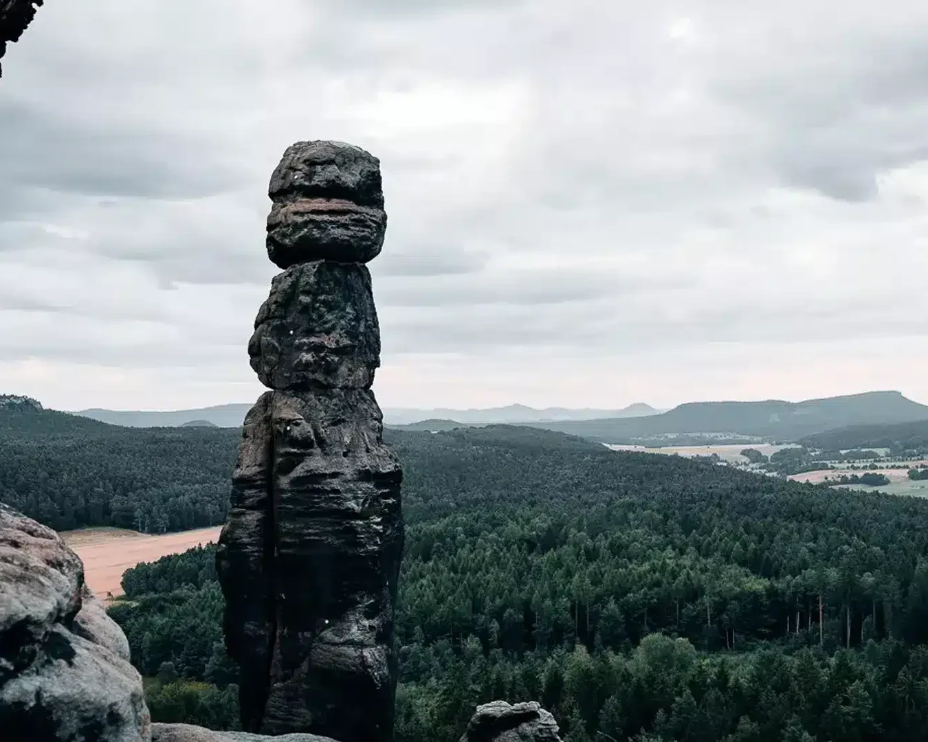 Baberine Felsen am Pfaffenstein in der sächsischen schweiz